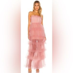 Lovers and Friends Bobbit Dress in Blush Pink